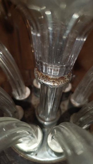 Lámpara de cristal de Bohemia para salón