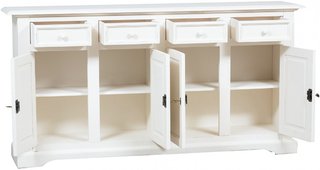 Credenza Country in legno massello di tiglio finit