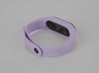 Reloj de pulsera de actividad lila