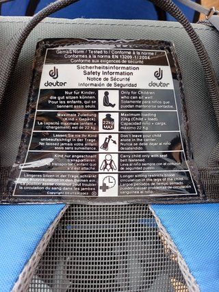 Mochila Portabebés Deuter Kid Aircomfort