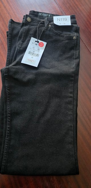 Pantalón vaquero campana negro
