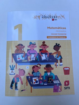 Cuaderno de Matemáticas. 1 Primaria. 1 Trimestre