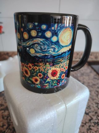 Taza Diseño Van Gogh Noche Estrellada