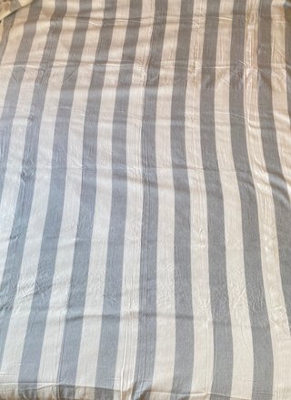 Pareo/Manta Rayas Gris y Blanco 210x240