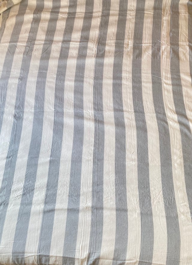 Pareo/Manta Rayas Gris y Blanco 210x240