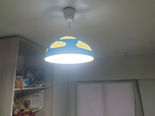 Lámpara infantil Ikea Nube