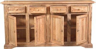 Credenza Country in legno massello di tiglio finit