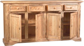 Credenza Country in legno massello di tiglio finit