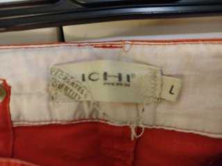 Pantalón marca Ichi largo color salmón