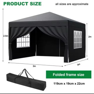 Carpas plegables 3x3 con impermeable nuevas encaja