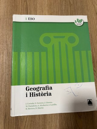 Geografia i Història, 1 ESO