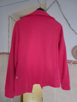 Chaqueta Adidas Rosa con Rayas Beige