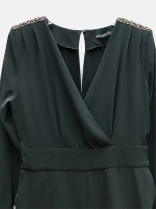 Mono verde oscuro Zara