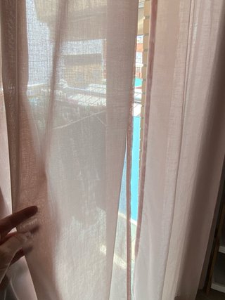 Cortinas rosas