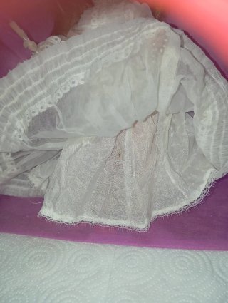 Muñeca Evelin Años 70,con vestido comunión vintage