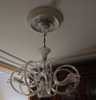 Lámpara de cristal de Bohemia para salón