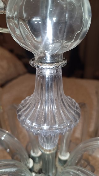 Lámpara de cristal de Bohemia para salón