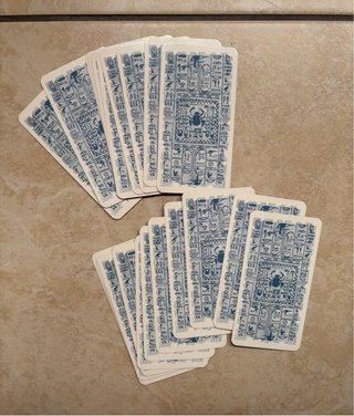 Lotto 2 Mazzi Tarocchi Egiziani