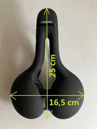 Sillín antiprostático 16,5 cm
