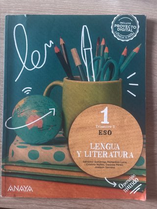 Libro escolar lengua y literatura