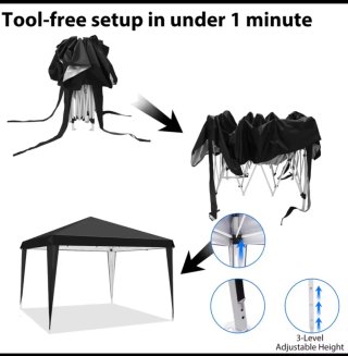 Carpa Plegable 3x3m Gazebo