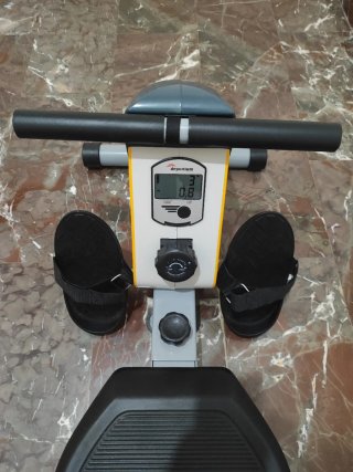 Máquina de remo Deportium con regalo de stepper.