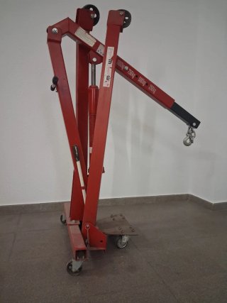 Grua hidráulica plegable de taller