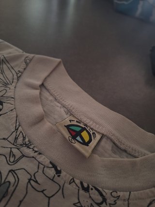 Maglietta Vintage Looney Tunes 1993 All Over Print