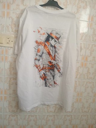 Camiseta Michael Jackson Blanca