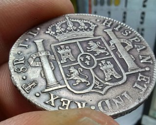 FERNANDO VII 8 REALES 1825 POTOSÍ