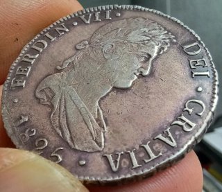 FERNANDO VII 8 REALES 1825 POTOSÍ