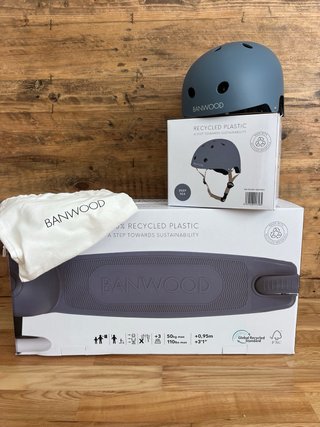 Patinete y Casco Banwood
