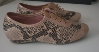 Zapatos cordones mujer