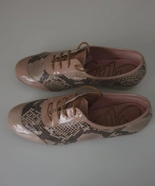 Zapatos cordones mujer