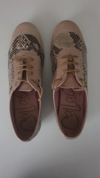 Zapatos cordones mujer