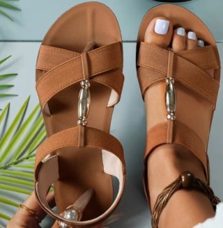 Sandalias marrones talla 37