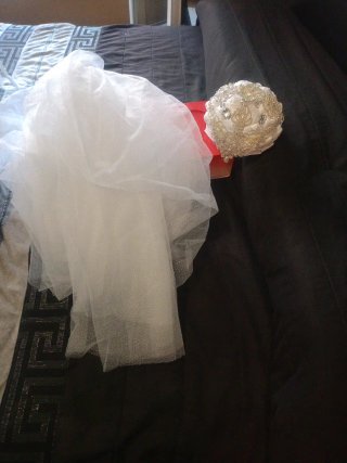 Vestido de Novia, bata , vestido de segunda lote
