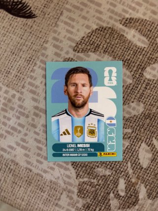 Sticker Mundial 2026 Leo Messi