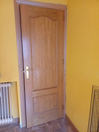 Puertas de  madera roble