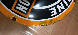 Placa esmaltada Harley-Davidson Motor Oil