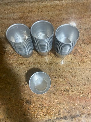 40 Vasos de Aluminio para Licores