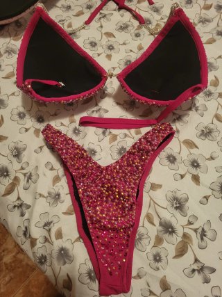 Bikini Competición Bikini Fitness color Fucsia