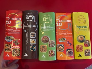 Set 5 libri cucina “oggi cucino io”