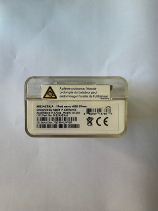 IPod Nano de 4GB (3era Gen) + Caja original