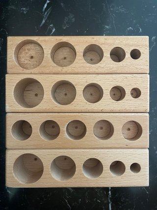 Rompecabezas Montessori de Madera