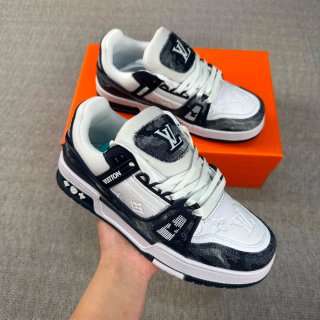 Zapatos Louis Vuitton Negros y Blancos