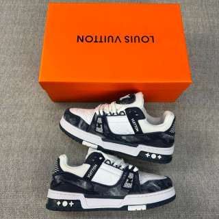 Zapatos Louis Vuitton Negros y Blancos