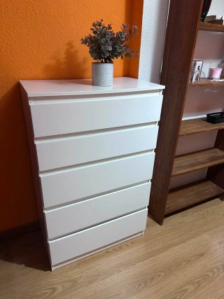 Cómoda blanca 6 cajones