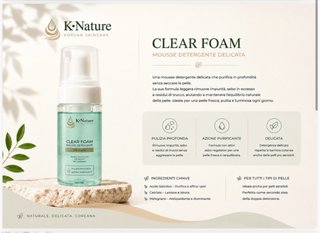 Mousse detergente delicata  skincare koreana