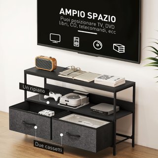 Mueble para TV de 47" con cajones plegables de tel